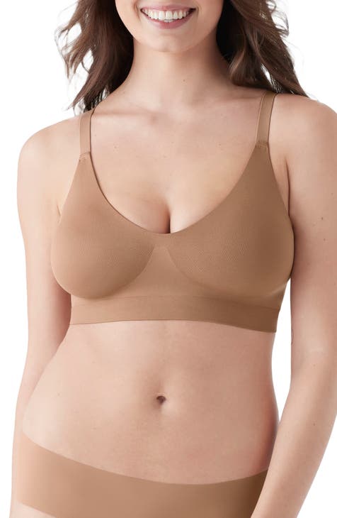 brown self design regular bra
