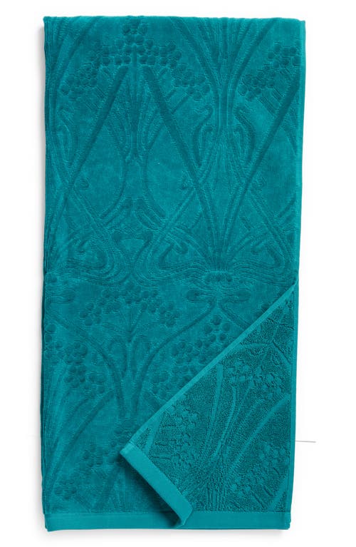 Liberty London Ianthee Bath Towel in Teal at Nordstrom