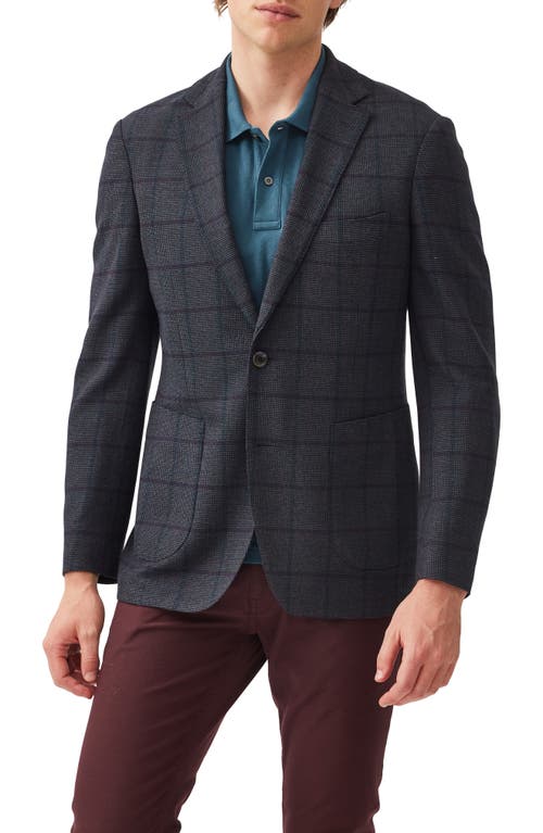 Shop Rodd & Gunn Campbell Point Windowpane Plaid Sport Coat In Lapis