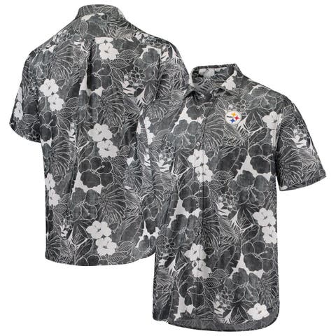 Chicago Cubs Tommy Bahama Batik Jungle Button-Up Shirt - Cream