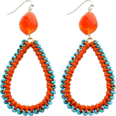 Panacea Beaded Teardrop Earrings