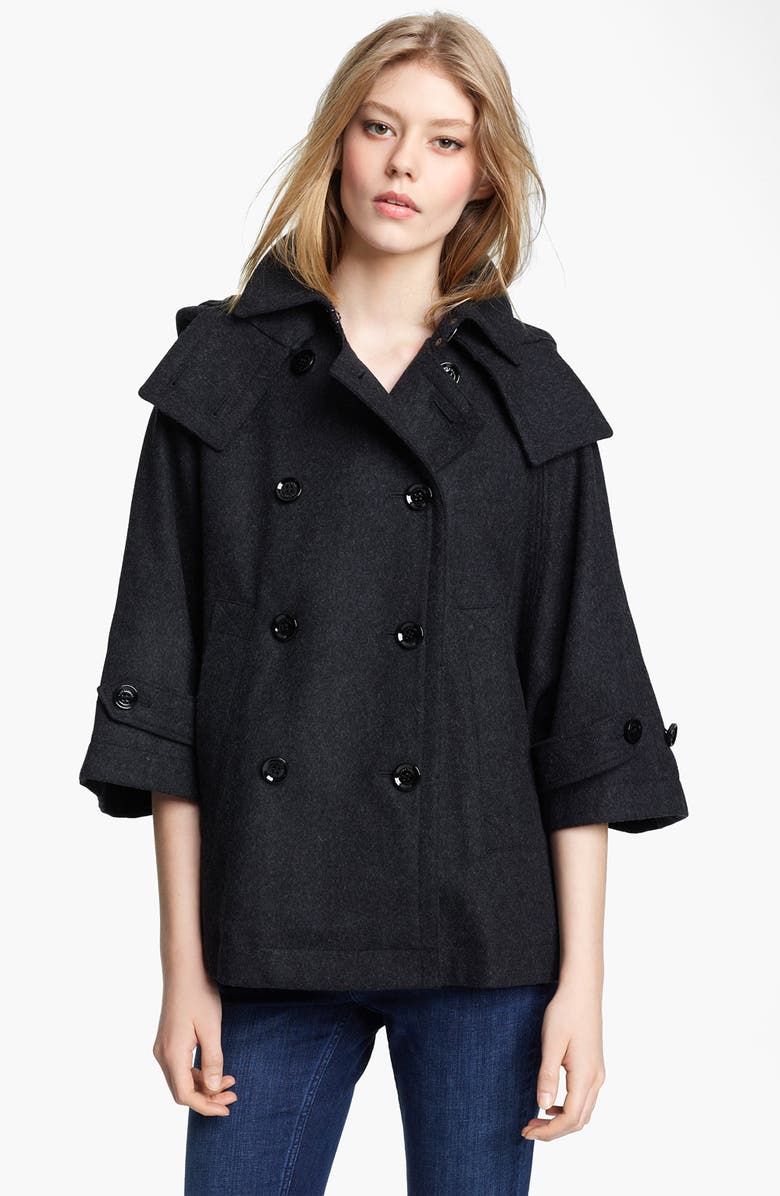 Burberry Brit Hooded Cape (Online Exclusive) | Nordstrom