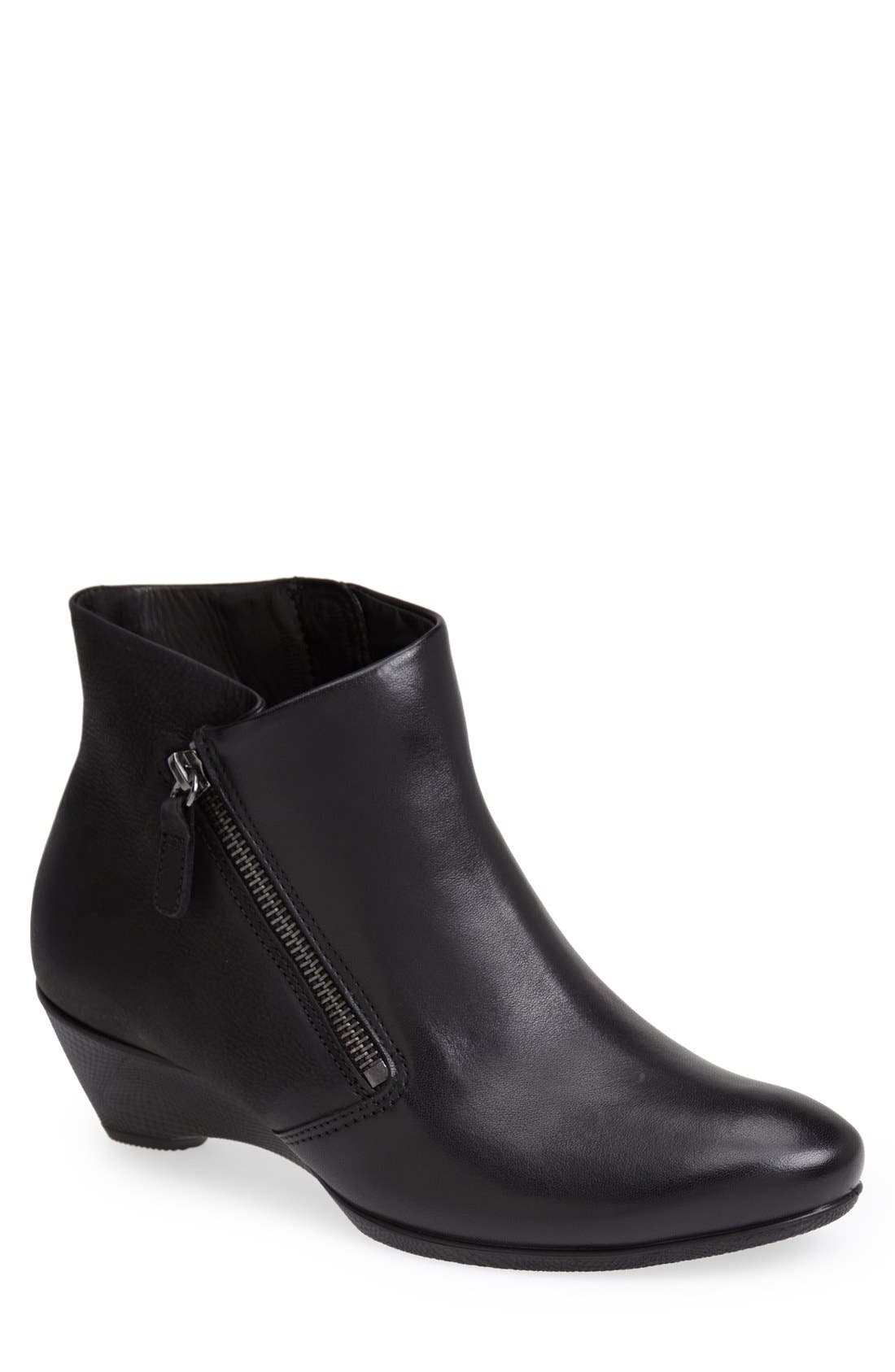 ecco sculptured bootie