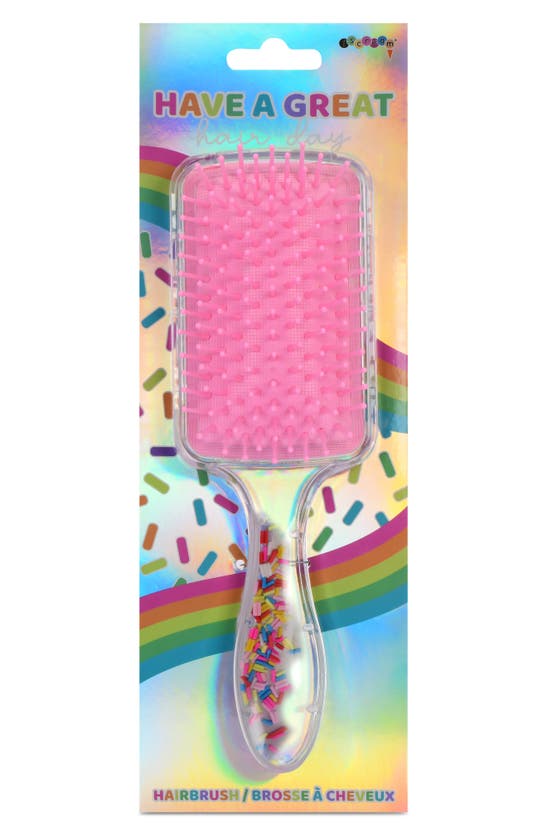 Shop Iscream Sprinkle Hair Brush In Pink Multi