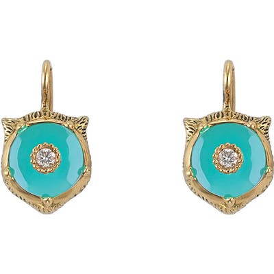 Gucci Le Marche Des Merveilles Feline Head Earrings