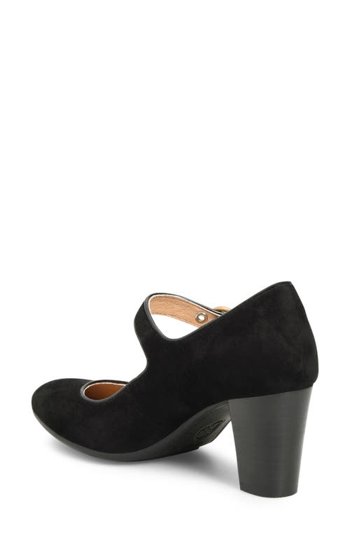 Shop Söfft Petra Mary Jane Pump In Black Suede