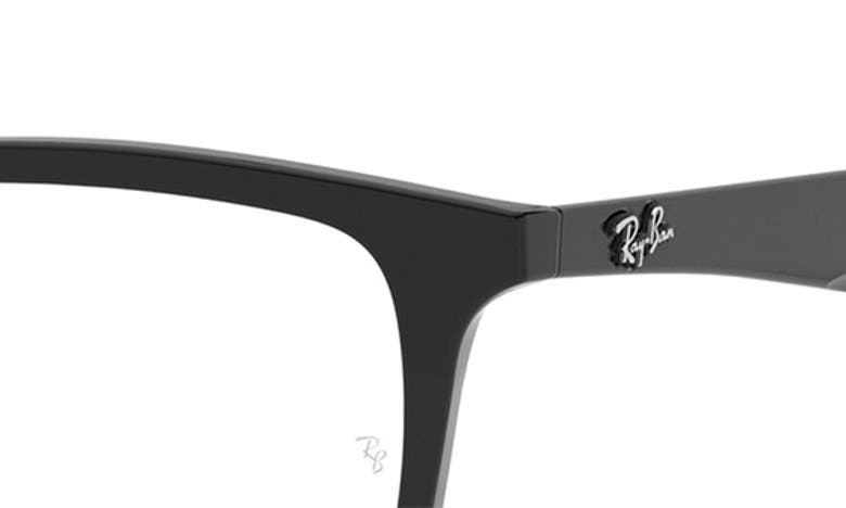 Shop Ray Ban Ray-ban 54mm Optical Glasses In Top Black