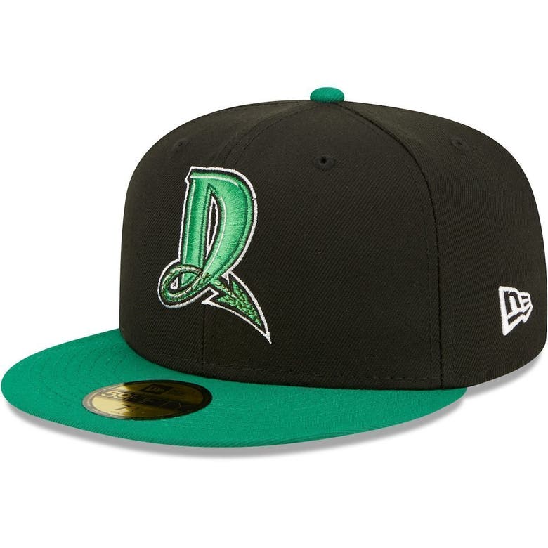 New Era Black Dayton Dragons Authentic Collection 59fifty Fitted Hat ...