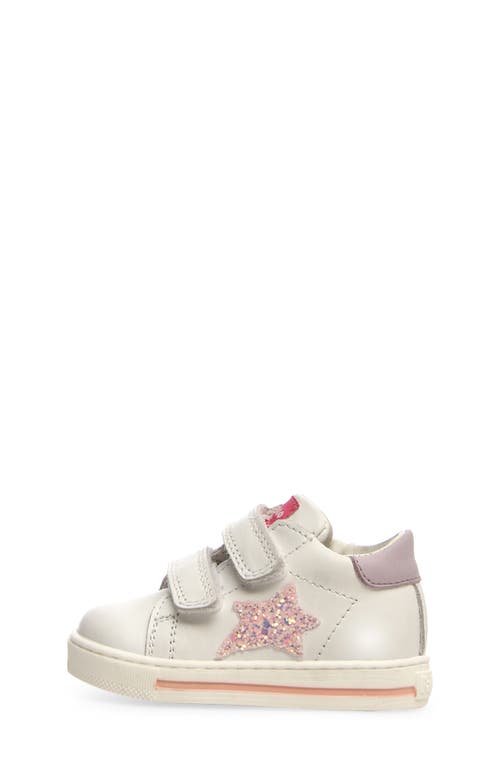 Shop Naturino Kids' Falcotto Sneaker In Off White/pink/lilac