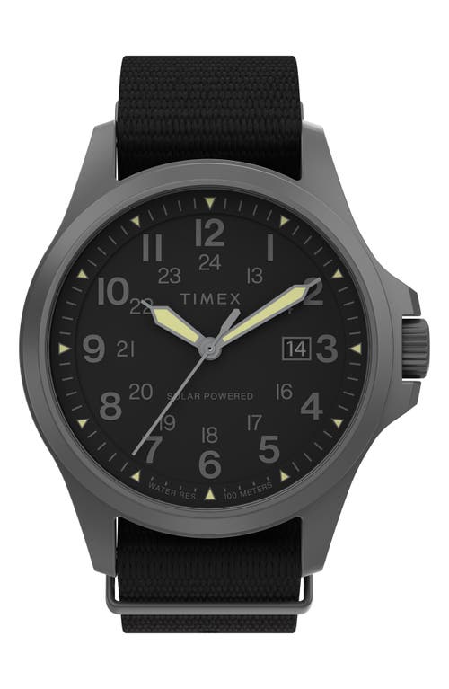 UPC 194366170115 product image for Timex® Expedition North Field Post Solar Webbing Strap Watch, 41mm in Black at N | upcitemdb.com