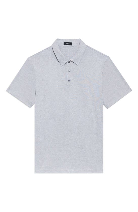 Theory Bron C.anemone Polo In Grey Multi - B1m