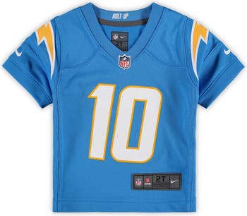 Men's Nike Justin Herbert Powder Blue Los Angeles Chargers Game Jersey