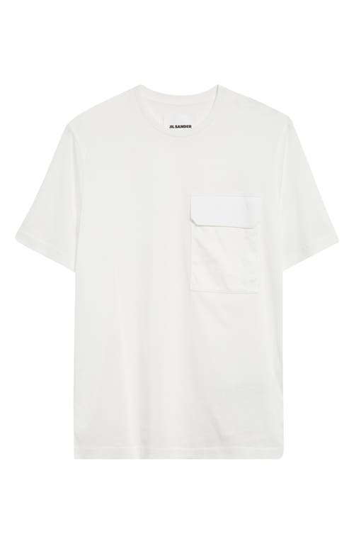 Shop Jil Sander Pocket T-shirt In Piuma