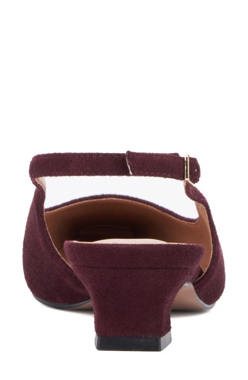 TORGEIS TORGEIS SLINGBACK KITTEN HEEL PUMP
