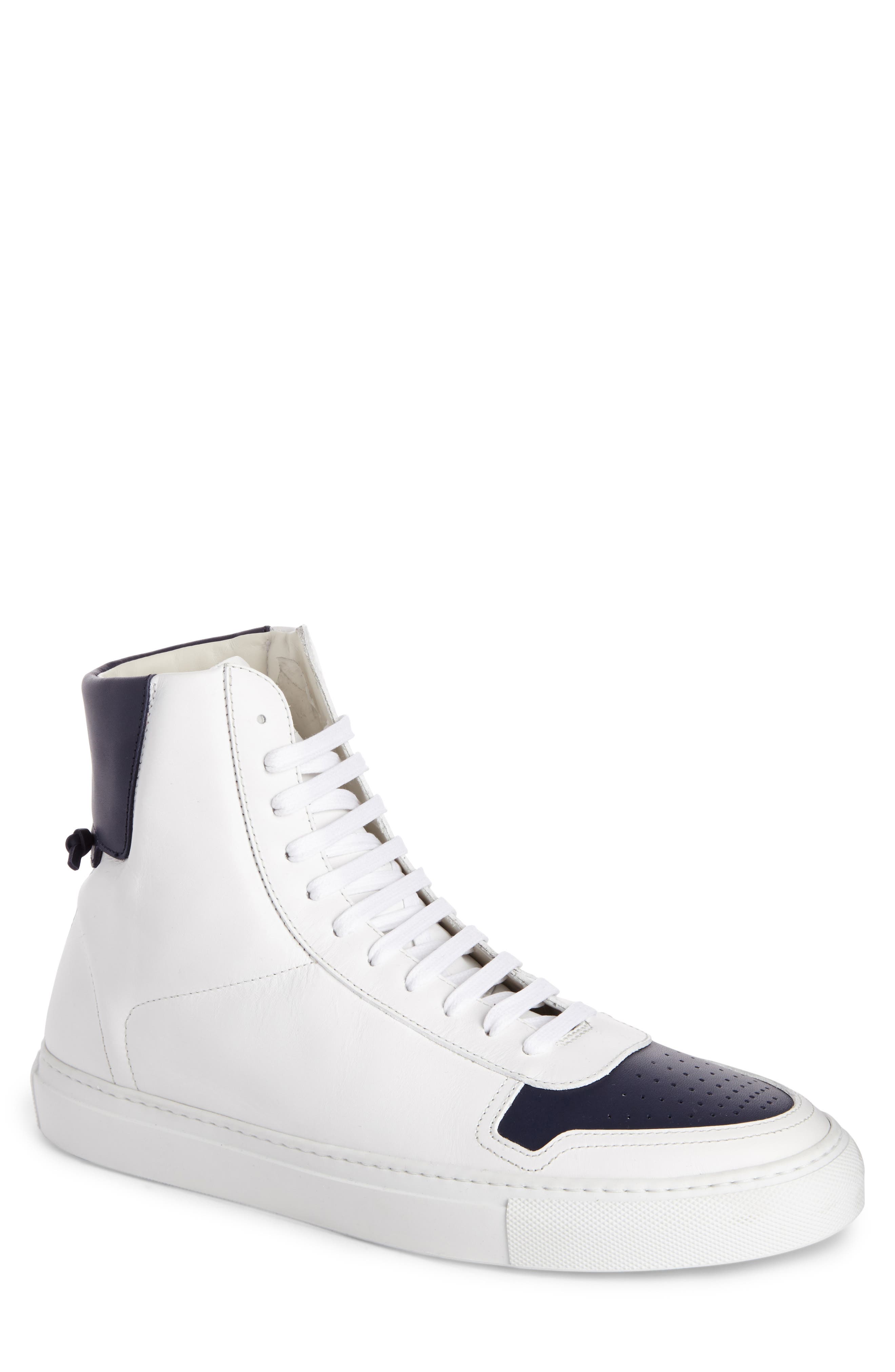 givenchy white high top sneakers