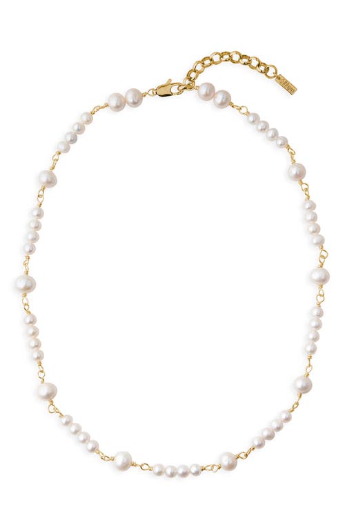 Eliou Éliou Zey Freshwater Pearl Necklace In Gold