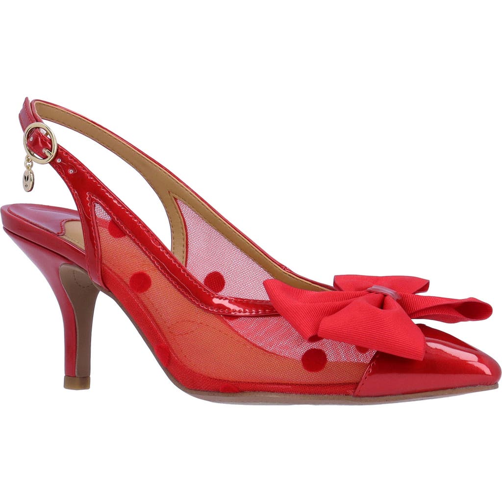 J. Reneé Kadence Slingback Pump In Red