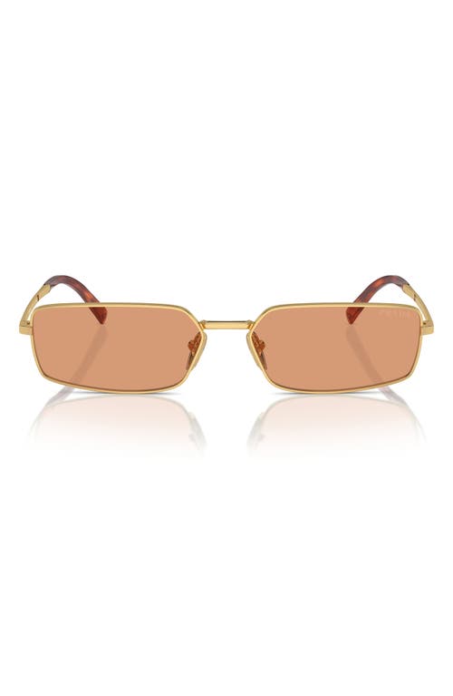 PRADA PRADA 59MM RECTANGULAR SUNGLASSES 