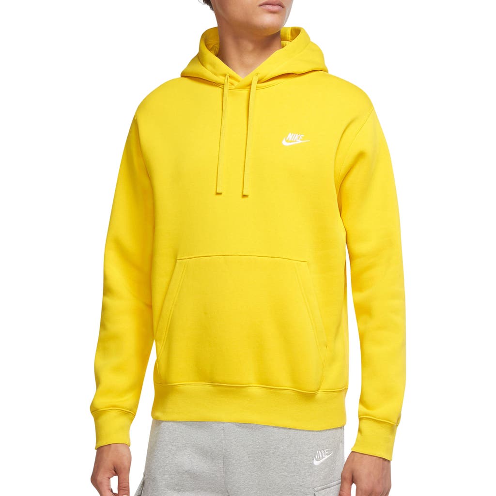 Nike Sportswear Club Hoodie In Yellow