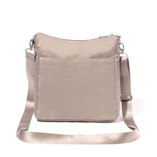 Baggallini Women's Modern Everywhere Slim Crossbody Bag With Rfid Wristlet In Moonrock