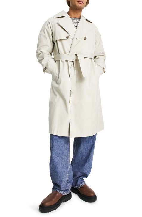 Men S Trench Coats Nordstrom, Black And White Trench Coat Mens