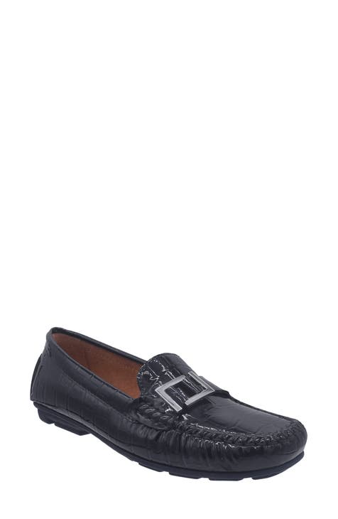 Baya Croc-Embossed Loafer (Women)