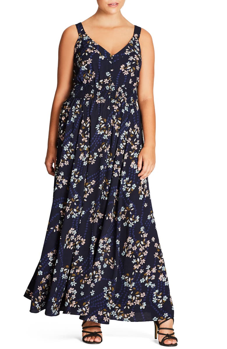 City Chic I Found You Floral Maxi Dress (Plus Size) | Nordstrom