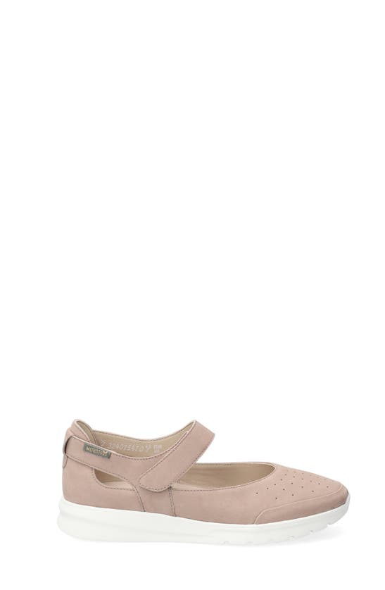 Mephisto Marsia Mary Jane Flat In Light Taupe Bucksoft