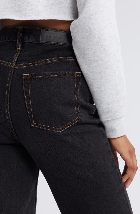 Shop Pacsun '90s Straight Leg Boyfriend Jeans In Black Forrest