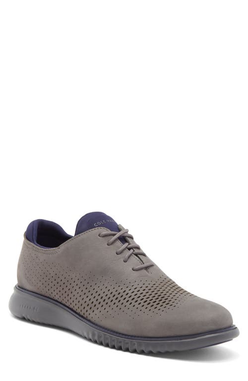 Cole Haan 2.zerogrand Laser Wing Derby In Gray