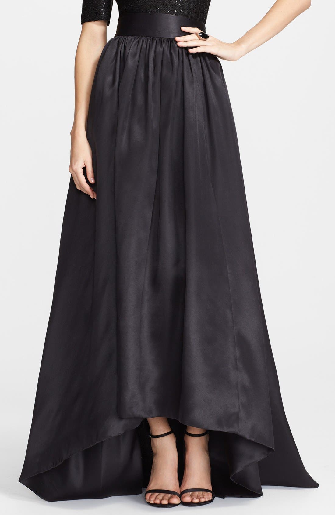 St. John Collection Satin Face Silk Organza Ballgown Skirt Nordstrom