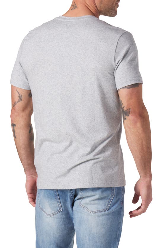 Shop The Normal Brand Puremeso V-neck T-shirt In Grey