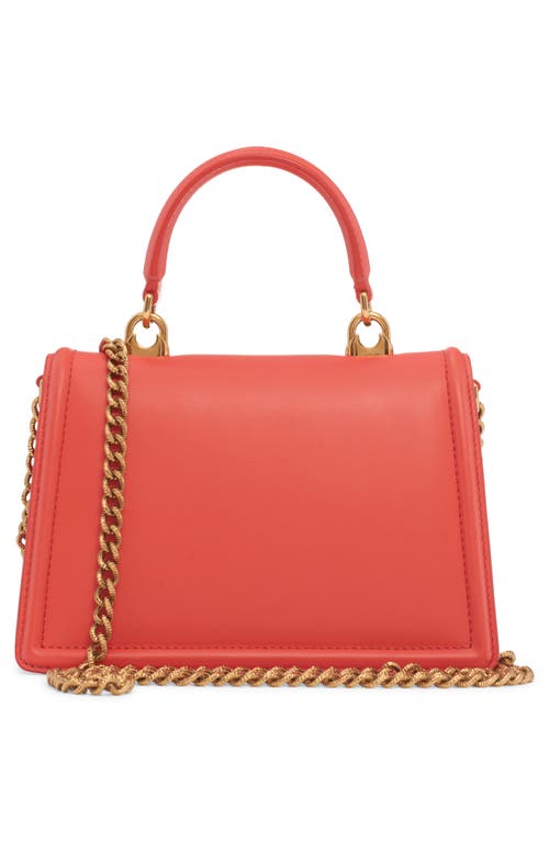Dolce & Gabbana Dolce&gabbana Mini Devotion Leather Top Handle Bag In Corallo
