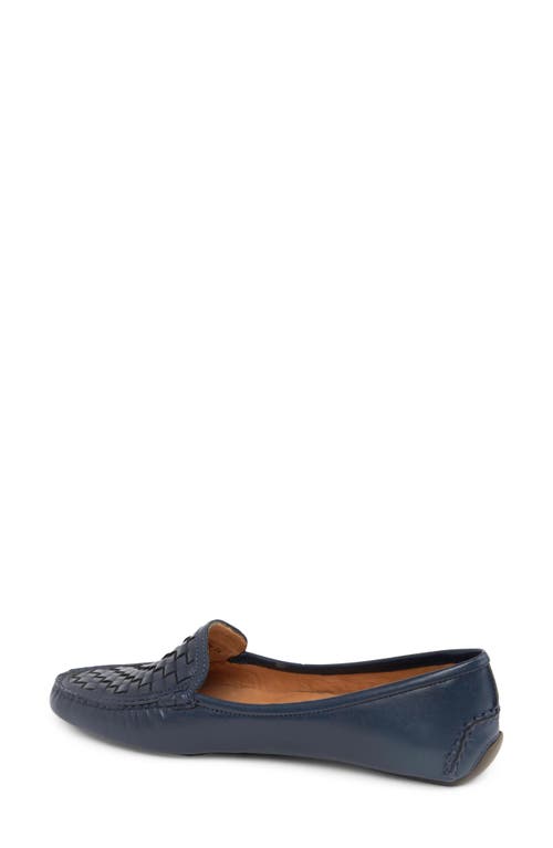 Shop Patricia Green Kelly Woven Driving Loafer In Navy