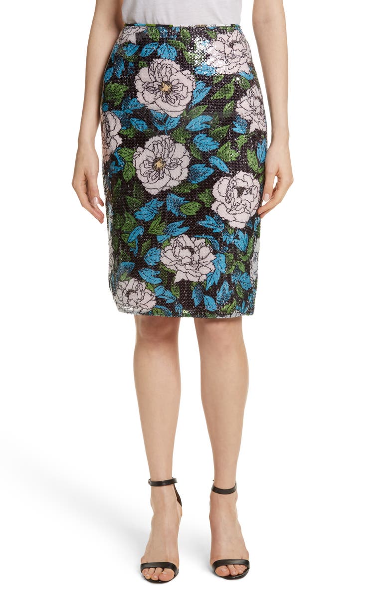 Diane von Furstenberg Sequin Pencil Skirt | Nordstrom