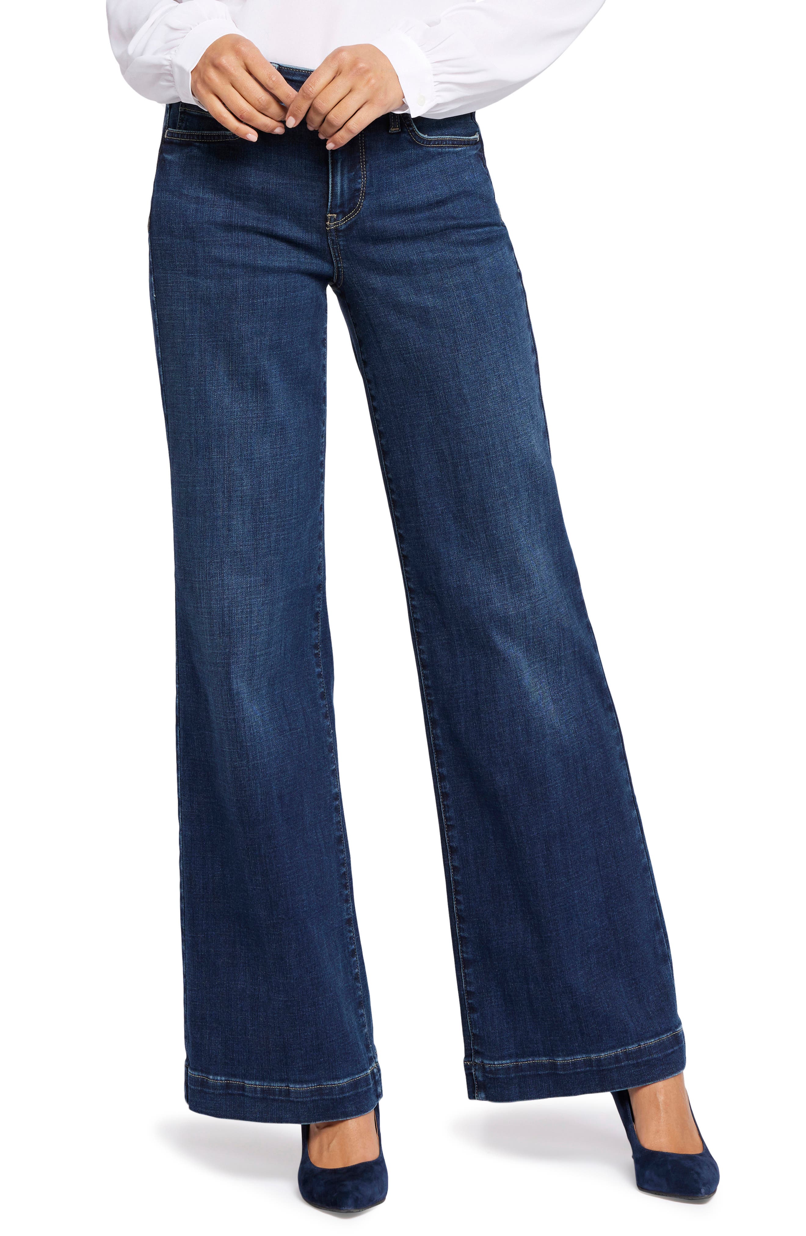 NYDJ Teresa Wide Leg Corduroy Pants in Cambridge 