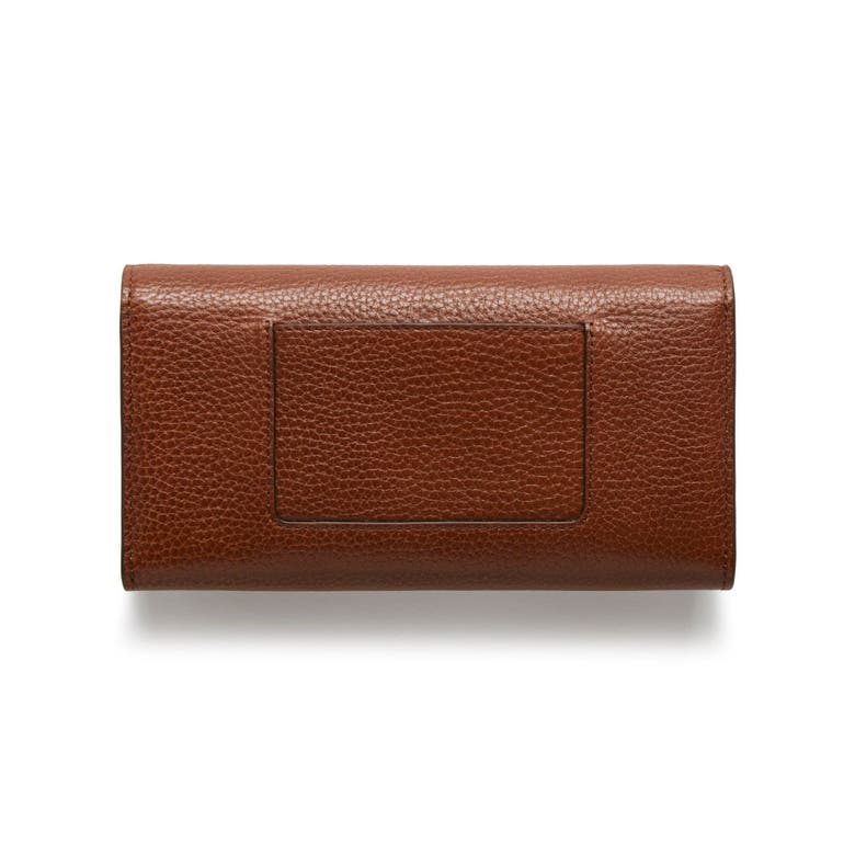 Mulberry Darley Pebbled-effect Wallet In Oak