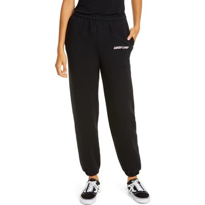 Sandy Liang Rosie Sweatpants, Black