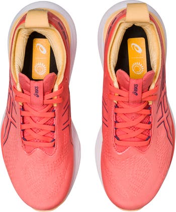 Women's GEL-NIMBUS 25, Cream/Fawn, Running Shoes