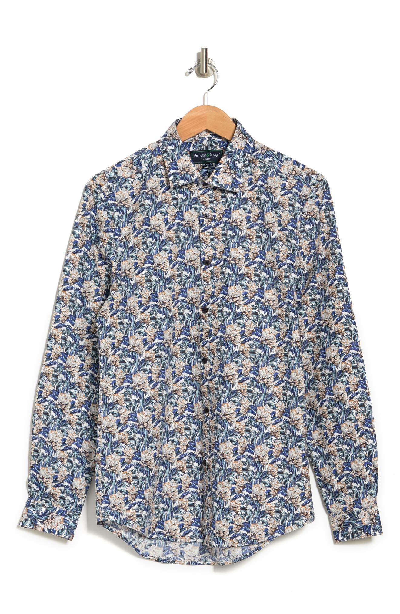 paisley and gray shirts