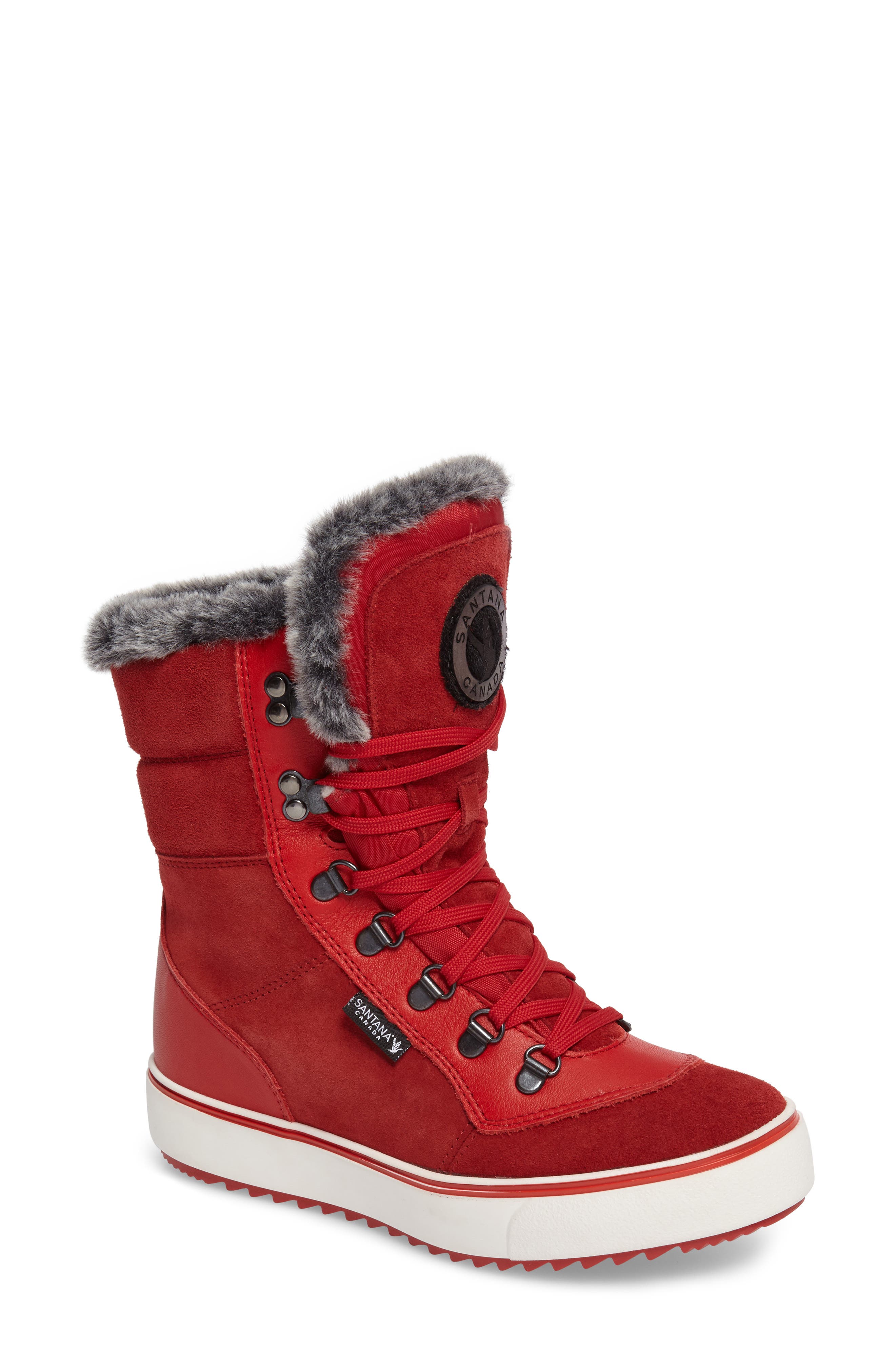 Santana canada boots red Clearance