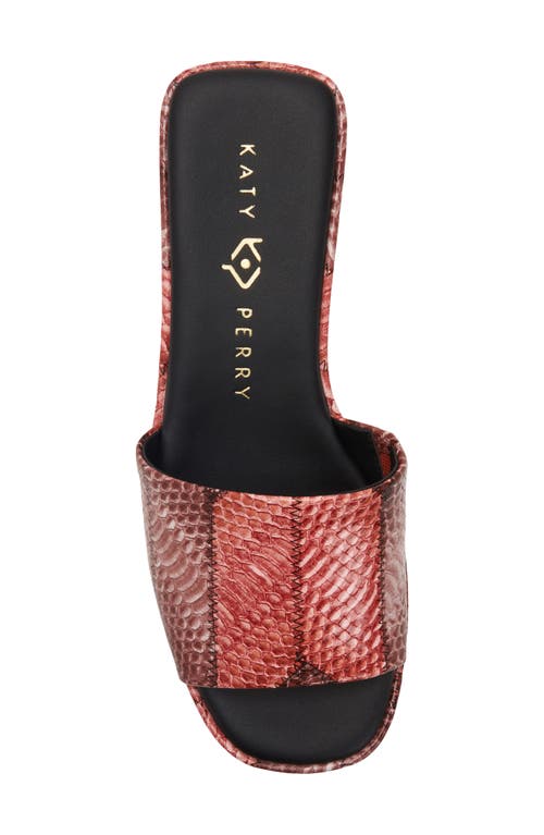 Katy Perry The Busy Bee Platform Slide Sandal In Ginger Multi
