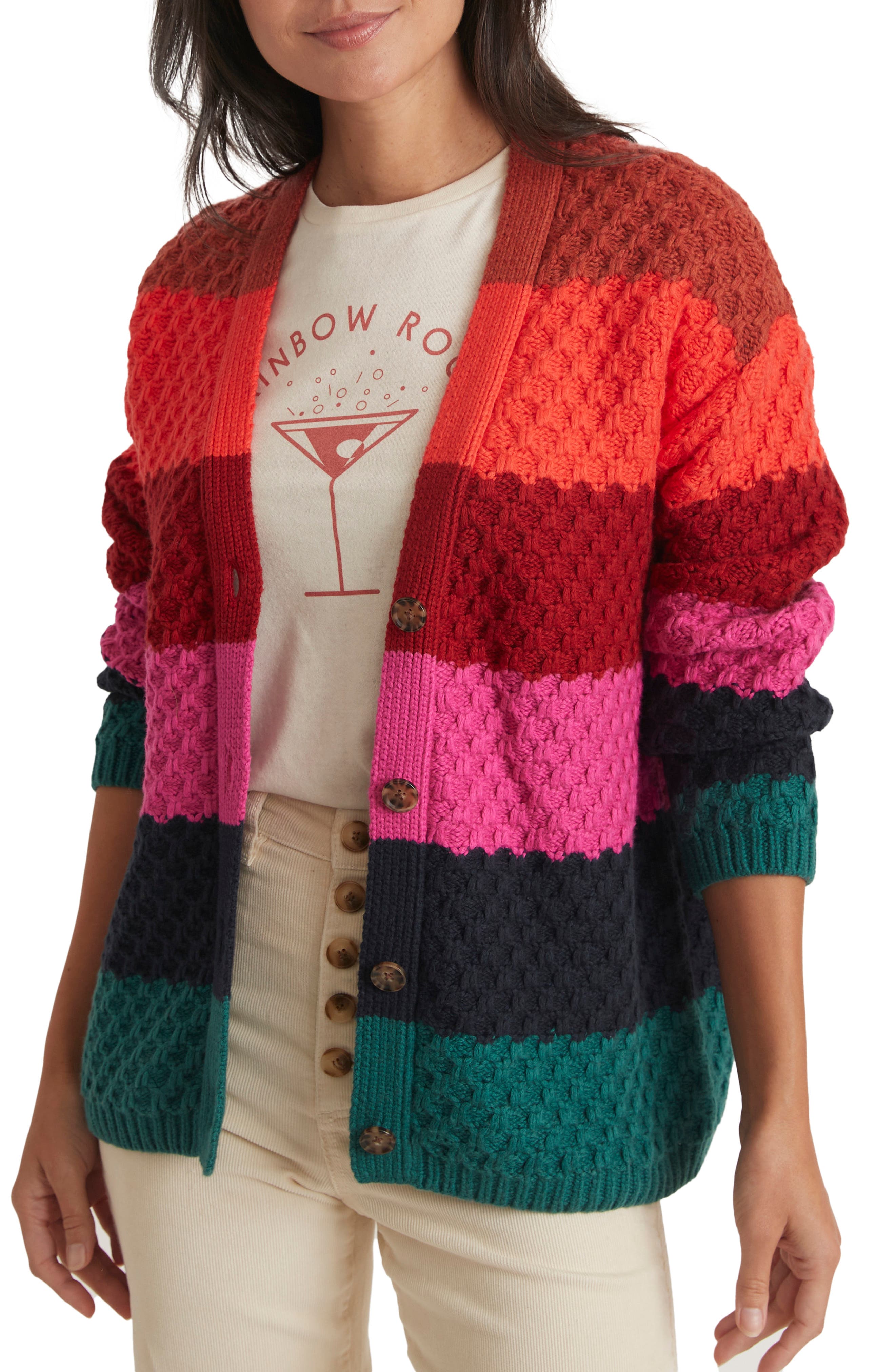 melt the lady layered loose cardigan-