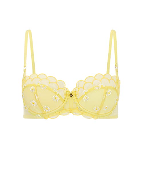 Adore Me Bettie Contour Balconette Bra In Light Yellow