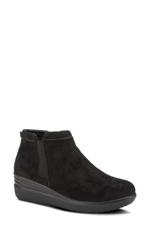 Shop Flexus By Spring Step Norala Waterproof Wedge Bootie In Black