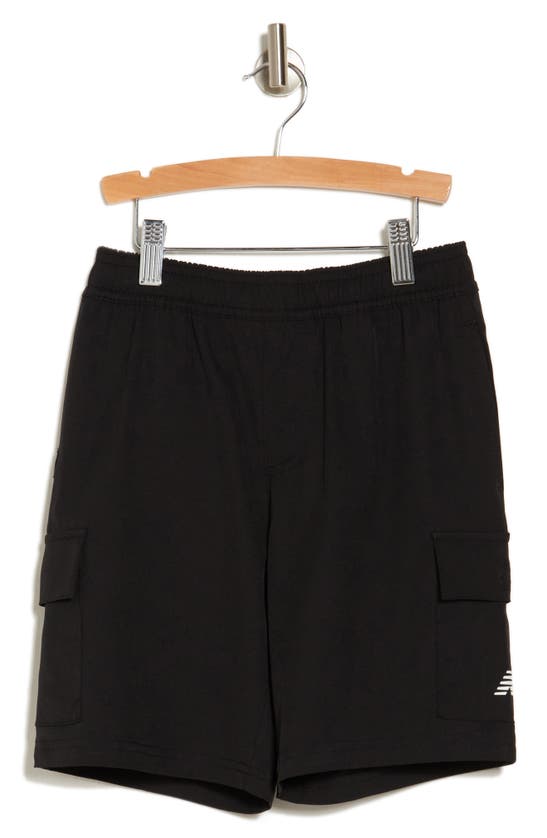 Shop New Balance Kids' Golf Cargo Shorts In Black