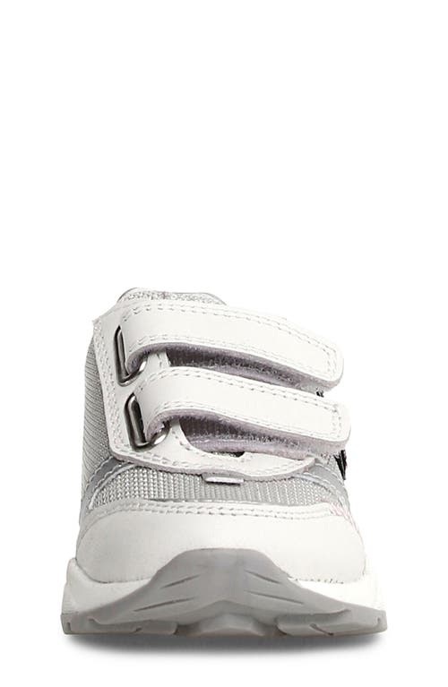 Shop Naturino Kids' Quelly Sneaker In White-silverulti