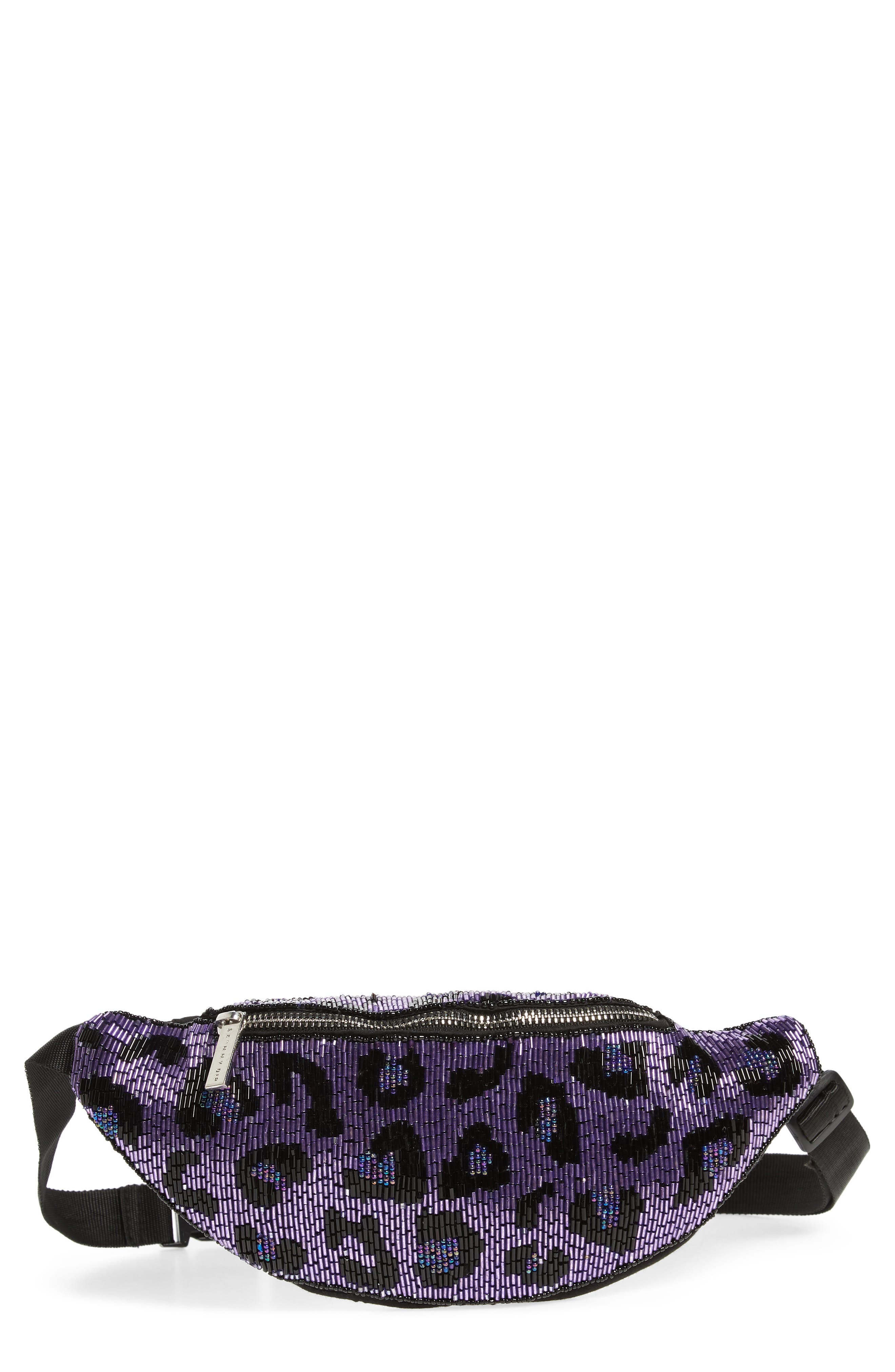 skinnydip leopard print bag
