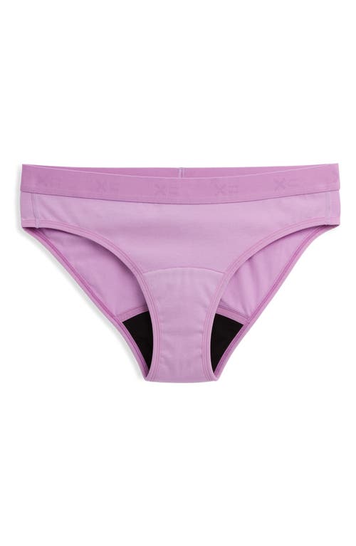 First Line Stretch Cotton Period Bikini in Sugar Violet
