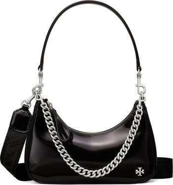 Tory Burch 151 Mercer Patent Small Leather Crescent Bag | Nordstrom